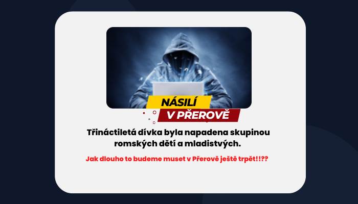 Dívka napadena v Přerově romskými mladistvými