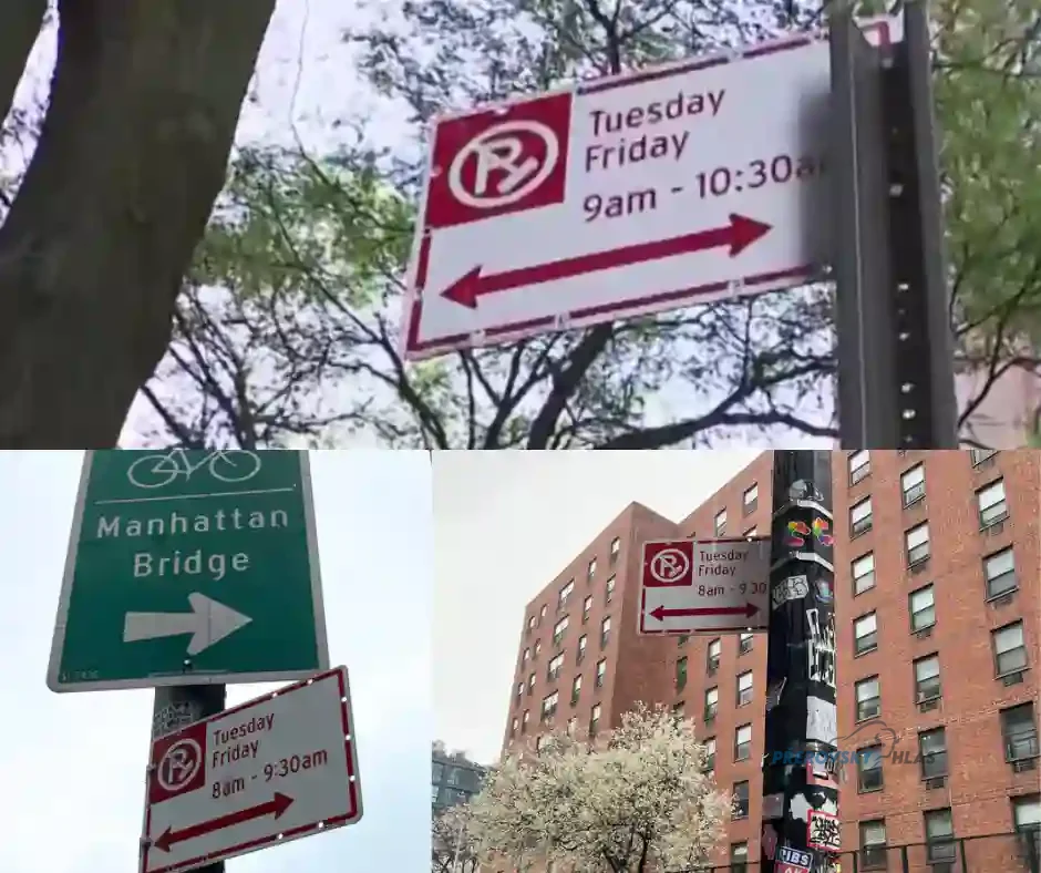 New York značky blokové čištění ulic 2
