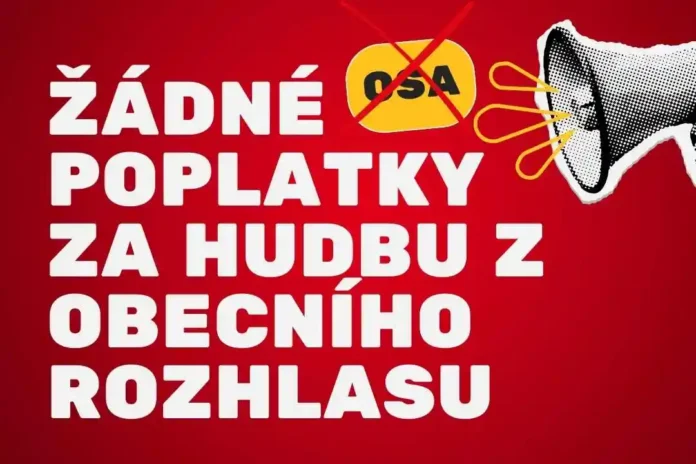 Žádné poplatky za hudbu z obecního rozhlasu ne osa