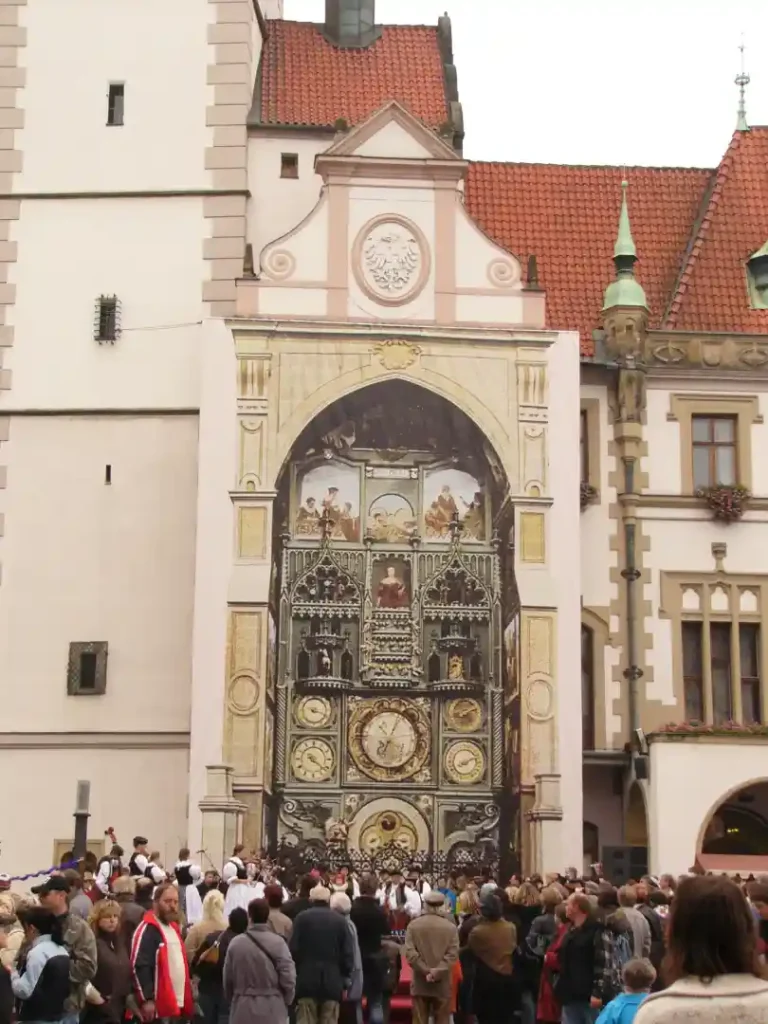 Maketa orloje v olomouci